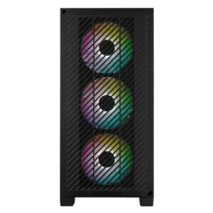 CABINET ATX MINI TOWER COOLER MASTER E301-KGNN-S00 ELITE 301 NERO MATX/ITX 1X3.5 2X2.5 3X120MM-FAN ARGB USB-C FINESTRA LATERALE