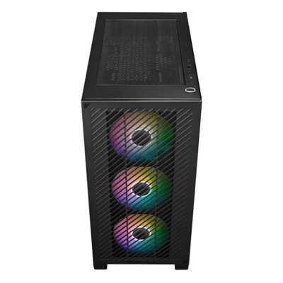 CABINET ATX MINI TOWER COOLER MASTER E301-KGNN-S00 ELITE 301 NERO MATX/ITX 1X3.5 2X2.5 3X120MM-FAN ARGB USB-C FINESTRA LATERALE