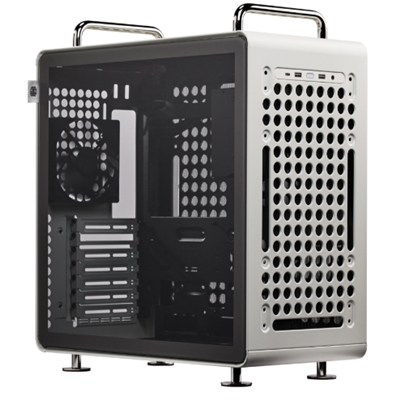 CABINET ATX MIDI TOWER COOLER MASTER Q540-LGNN-S00 QUBE 540 MOONSTONE 1X3.5/2.5 2XUSB3.2 4X120MMFAN-SUPPORT NOPSU VETRO LATERALE