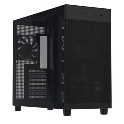 CABINET ATX MIDI TOWER ASUS PRIME AP303 TG BLACK ATX 2X2