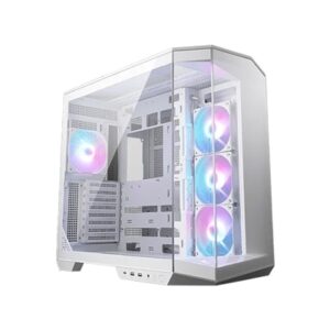 CABINET ATX MIDI TOWER MSI MAG PANO 100R PZ WHITE 3XUSB 8XSLOT 4XFAN-120MMARGB ATX MICRO-ATX MINI-ITX 518.7X290X482MM FINO:15/06