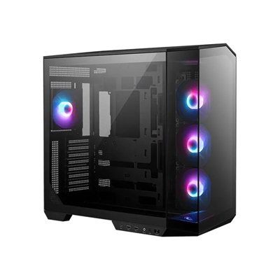 CABINET ATX MIDI TOWER MSI MAG PANO 100R PZ 3XUSB 8XSLOT 4XFAN-120MMARGB ATX MICRO-ATX MINI-ITX 518.7X290X482MM VETRO FINO:15/06