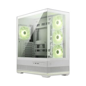 CABINET ATX MINI TOWER MSI MAG PANO 110R PZ WHITE 3XUSB 7XSLOT 4XFAN-120MMARGB ATX MICRO-ATX MINI-ATX 420X225X485MM V FINO:15/06