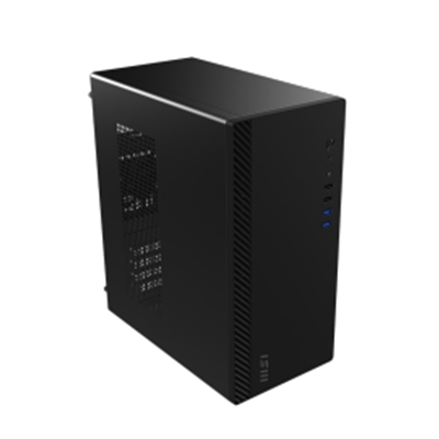 CABINET ATX MINI TOWER MSI PRO SHIELD M100P 2X2.5 2X3.5 4XUSB 4XSLOT 1XFAN-80MM MICRO-ATX MINI-ITX 312X166X354MM FINO:15/06