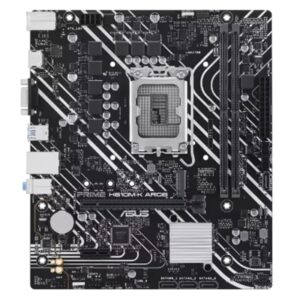 MB ASUS PRIME H610M-K ARGB H610 LGA1700 2XDDR5DC-5600HDMI VGA 1XPCIE4.0X16 4XSATA3 M2 GBLAN USB3.2 MATX 90MB1G90-M0 FINO:30/06
