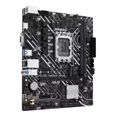 MB ASUS PRIME H610M-K ARGB H610 LGA1700 2XDDR5DC-5600HDMI VGA 1XPCIE4.0X16 4XSATA3 M2 GBLAN USB3.2 MATX 90MB1G90-M0 FINO:30/06