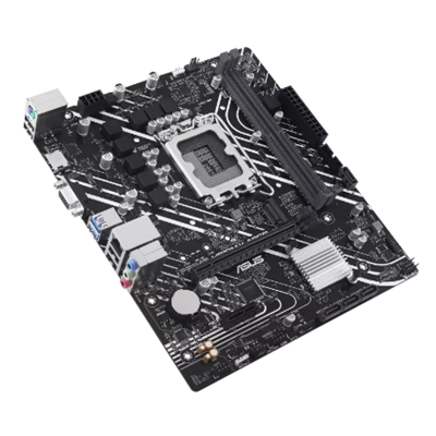 MB ASUS PRIME H610M-K ARGB H610 LGA1700 2XDDR5DC-5600HDMI VGA 1XPCIE4.0X16 4XSATA3 M2 GBLAN USB3.2 MATX 90MB1G90-M0 FINO:30/06