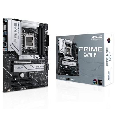 MB ASUS PRIME X670-P LGA AM5 X670 AMD 4XDDR5DC-6400O.C. PCIE4.0X16 HDMI DP 6SATA3R M.2 USB3.2 ATX 90MB1BU0-M0EAY0 FINO:07/05