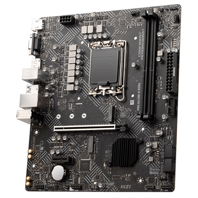 MB MSI PRO H610M-G DDR4 LGA1700 2XDDR4DC-3200 1XHDMI 1XDP 1XPCIE4.0X16 1XM.2 4XSATA3 GBLAN USB3.2 MATX