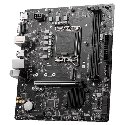 MB MSI PRO H610M-E DDR4 LGA1700 2XDDR4DC-3200 1XHDMI 1XPCIE4.0X16 1XM.2 4XSATA3 GBLAN USB3.2 MATX FINO:15/06