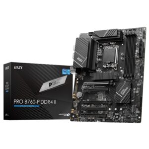 MB MSI PRO B760-P II DDR5 LGA1700 4XDDR5-5333O.C. 1XHDMI 1XDP 2XPCIE4.0 X16 2XM.2 4XSATA3R GBLAN USB3.2 ATX FINO:15/06