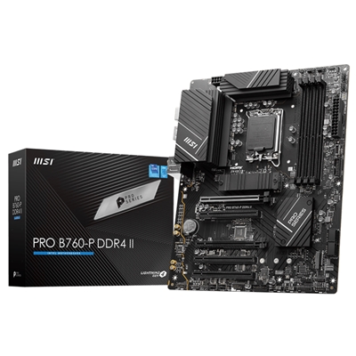MB MSI PRO B760-P II DDR5 LGA1700 4XDDR5-5333O.C. 1XHDMI 1XDP 2XPCIE4.0 X16 2XM.2 4XSATA3R GBLAN USB3.2 ATX FINO:15/06