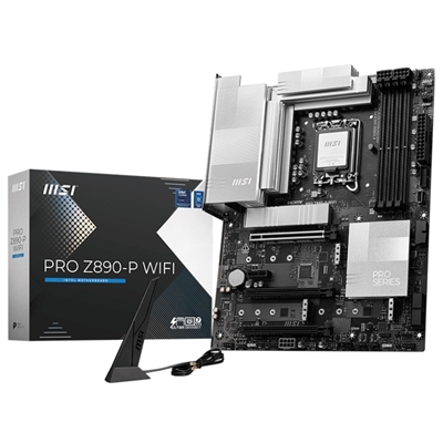 MB MSI PRO Z890-P WIFI LGA1851 4XDDR5DC-6400 1XHDMI 2XDP 1XPCIE5.0X16 4XM.2 4XSATA3 USB TYPE-C THUNDERBOLT 5GLAN WIFI FINO:15/06