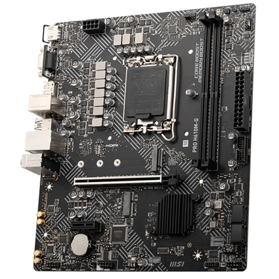 MB MSI PRO H610M-G LGA1700 2XDDR5DC-5600 1XHDMI 1XDP VGA 1XPCIE4.0X16 1XM.2 4XSATA3 LAN USB3.2 MATX FINO:08/06