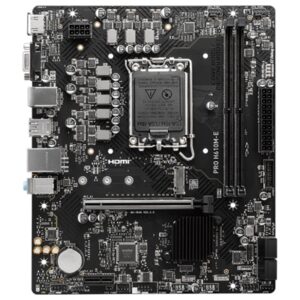 MB MSI PRO H610M-E DDR5 LGA1700 2XDDR5DC-5600 1XHDMI 1XD-SUB 1XPCIE4.0X16 1XM.2 4XSATA3 GBLAN USB3.2 MATX FINO:08/06
