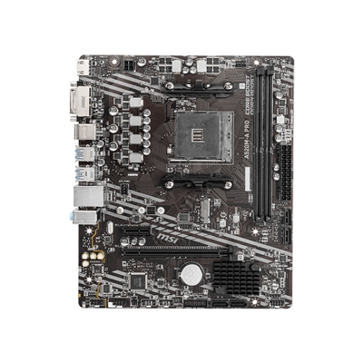 MB MSI A520M-A PRO AM4 2XDDR4-4600O.C. 1XHDMI 1XPCIE3.0X16SLOT 1XHDMI 1XM.2 4XSATA6 LAN 6USB3.2 FINO:15/06