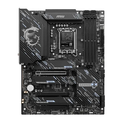 MB MSI Z890 GAMING PLUS WIFI6E LGA1851 4XDDR5-9200O.C. 1XHDMI 1XDP 1XPCIE5.0X16 4XM.2 4XSATA WIFI BT USB 5GLAN ATX