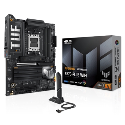 MB ASUS TUF GAMING X870-PLUS WIFI X870 AM5 4XDDR5DC-8000(OC) HDMI 1XPCIE5.0X16 2XSATA3 4XM.2 WIFI-7 BT USB4 ATX 90MB1IU0-M0EAY0