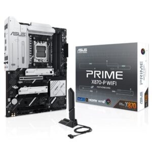 MB ASUS PRIME X870-P WIFI X870 AM5 4XDDR5DC-8000(OC) HDMI 1XPCIE5.0X16 2XSATA3 4XM.2 WIFI-7 BT USB4 ATX 90MB1IS0-M0EA FINO:30/06