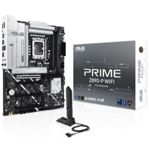 MB ASUS PRIME Z890-P WIFI Z890 LGA1851 4XDDR5DC-7600O.C. 1XPCIE5.0X16 DP HDMI 4XSATA3R 4XM.2 USB3.2 WI-FI BT ATX 90MB FINO:30/06