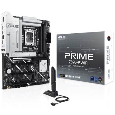 MB ASUS PRIME Z890-P WIFI Z890 LGA1851 4XDDR5DC-7600O.C. 1XPCIE5.0X16 DP HDMI 4XSATA3R 4XM.2 USB3.2 WI-FI BT ATX 90MB FINO:30/06