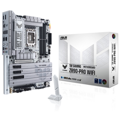 MB ASUS TUF GAMING Z890-PRO WIFI Z890 LGA1851 4XDDR5DC-8600O.C 1XPCIE5.0X16 DP HDMI 4XSATA3R 4XM.2 WI-FI BT ATX 90MB1IR0-M0EAY0