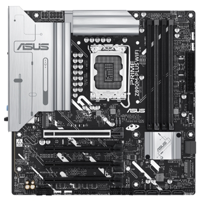 MB ASUS PRIME Z890M-PLUS WIFI Z890 LGA1851 4XDDR5DC-7600O.C 1XPCIE5.0X16 DP HDMI 6XSATA3R 3XM.2 WI-FI BT MATX 90MB1J8 FINO:30/06