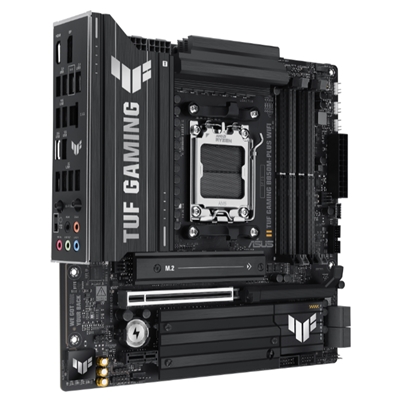MB ASUS TUF GAMING B850M-PLUS WIFI B850 AM5 4XDDR5DC-8000(OC) HDMI 1XPCIE5.0X16 4XSATA3 3XM.2 WIFI BT USB MATX 90MB1IY0-M0EAY0