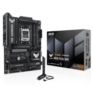 MB ASUS TUF GAMING B850-PLUS WIFI B850 AM5 4XDDR5DC-8000(OC) HDMI 1XPCIE5.0X16 4XSATA3 3XM.2 WIFI BT USB ATX 90MB1J30 FINO:30/06