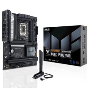 MB ASUS TUF GAMING B860-PLUS WIFI B860 LGA1851 4XDDR5DC-8666(OC) HDMI 1XPCIE5.0X16 4XSATA3 3XM.2 WIFI BT USB ATX 90MB FINO:30/06