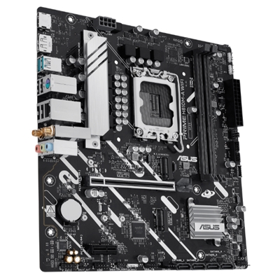MB ASUS PRIME H810M-A WIFI H810 LGA1851 2XDDR5DC-6400HDMI DP 1XPCIE4.0X16 2XM.2 4XSATA3WIFI BT USB MATX 90MB1KJ0-M0EA FINO:30/06