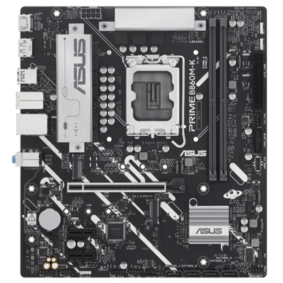 MB ASUS PRIME B860M-K B860 LGA1851 2XDDR5DC-8800(OC) HDMI DP 1XPCIE4.0X16 4XSATA3 2XM.2 USB MATX 90MB1JT0-M0EAY0 FINO:30/06