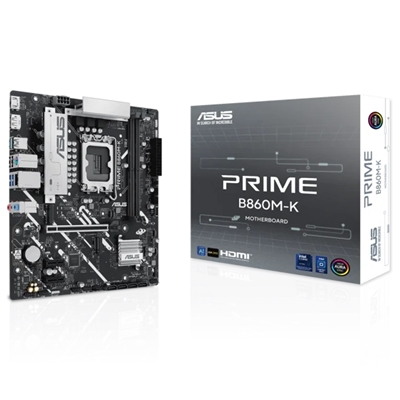 MB ASUS PRIME B860M-K B860 LGA1851 2XDDR5DC-8800(OC) HDMI DP 1XPCIE4.0X16 4XSATA3 2XM.2 USB MATX 90MB1JT0-M0EAY0 FINO:30/06