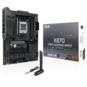 MB ASUS X870 MAX GAMING WIFI7 X870 AM5 4XDDR5DC-8000(OC) HDMI 1XPCIE5.0X16 4XSATA3 3XM.2 WIFI7 BT ATX 90MB1LY0-M0EAY0