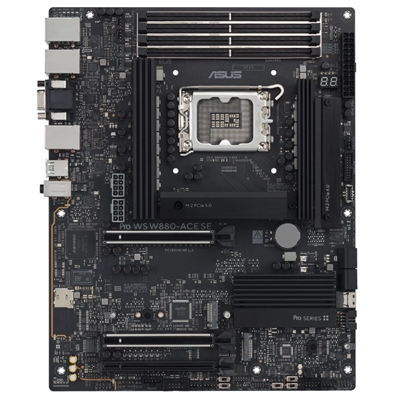 MB ASUS WORKSTATION PRO WS W880-ACE SE W880 LGA1851 4XDDR5-8666OC 2XPCIE3.0X16 GBLAN 4XSATA3R 4XM.2 USB3.2 ATX 90MB1KV0-M0EAY0