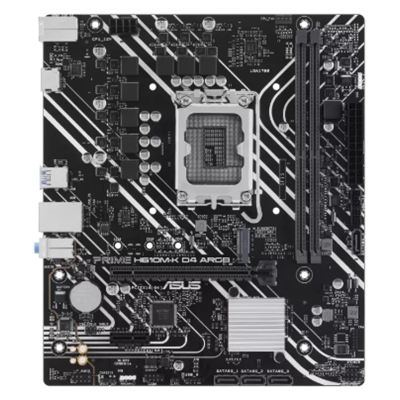 MB ASUS PRIME H610M-K D4 ARGB H610 LGA1700 2XDDR4DC-3200HDMI 1XPCIE4.0X16 4XSATA3 M2 GBLAN USB3.2 AURA MATX 90MB1HN FINO:30/06