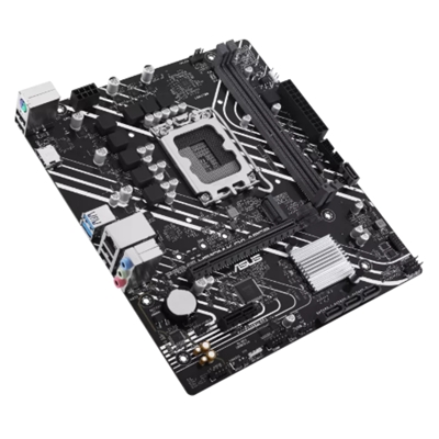 MB ASUS PRIME H610M-K D4 ARGB H610 LGA1700 2XDDR4DC-3200HDMI 1XPCIE4.0X16 4XSATA3 M2 GBLAN USB3.2 AURA MATX 90MB1HN FINO:30/06