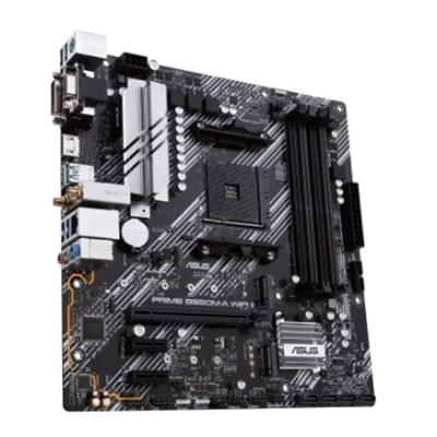 MB ASUS PRIME B550M-A WIFI II AM4 4XDDR4DC-4866(OC) DVI HDMI VGA 1XPCIE4.0X16 4XSATA3 2XM.2 WIFI6 MATX 90MB19X0-M0EAY0