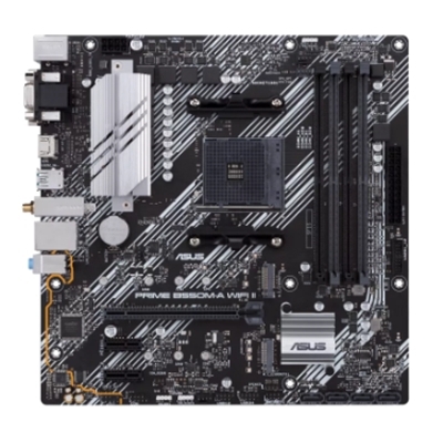 MB ASUS PRIME B550M-A WIFI II AM4 4XDDR4DC-4866(OC) DVI HDMI VGA 1XPCIE4.0X16 4XSATA3 2XM.2 WIFI6 MATX 90MB19X0-M0EAY0