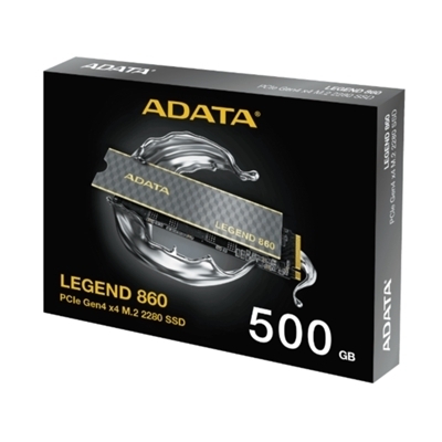 SSD-SOLID STATE DISK M.2(2280) NVME 500GB PCIE4.0X4 ADATA SLEG-860-500GCS LEGEND 860 READ:5000MB/S-WRITE:3000MB/S