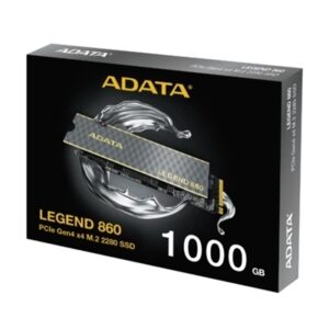 SSD-SOLID STATE DISK M.2(2280) NVME 1000GB(1TB) PCIE4.0X4 ADATA SLEG-860-1000GCS LEGEND 860 READ:6000MB/S-WRITE:4000MB/S