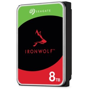 HARD DISK SATA3 3.5 X NAS 8000GB(8TB) SEAGATE IRONWOLF PER NAS ST8000VN002 5400RPM CACHE 256MB PER NAS DA 1 A 8 UNIT+Ç