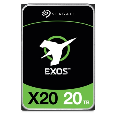 HARD DISK SATA3 3.5 20000GB(20TB) SEAGATE ST20000NM007D ENTERPRISE EXOS X20 7200RPM CACHE 256MB STANDARD FAST FORMAT 512BYTE