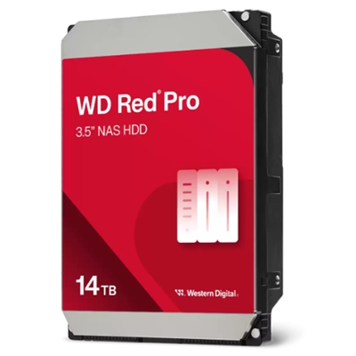 HARD DISK SATA3 3.5 X NAS 14000GB(14TB) WD142KFGX WD RED PRO 512MB CACHE 7200RPM PER NAS CERTIFIED REPAIR