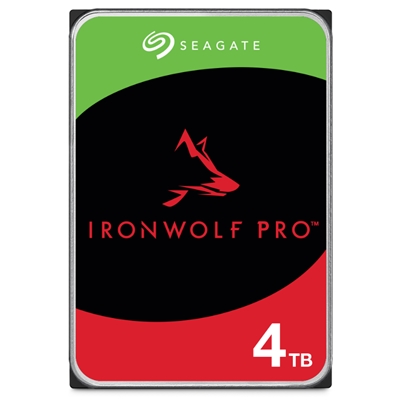 HARD DISK SATA3 3.5 X NAS 4000GB(4TB) SEAGATE IRONWOLF PRO ST4000NT001 7200RPM CACHE 256MB PER NAS
