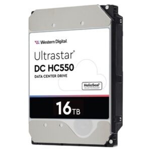 HARD DISK SATA3 3.5 ENTERPRISE 16000GB(16TB) WD ULTRASTAR DC HC550 WUH722016CLE6L4 512MB-CACHE 7200RPM 0B48722