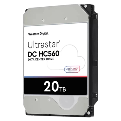 HARD DISK SATA3 3.5 ENTERPRISE 20000GB(20TB) WD ULTRASTAR DC HC560 WUH722020BLE6L4 512MB-CACHE 7200RPM 0F38785