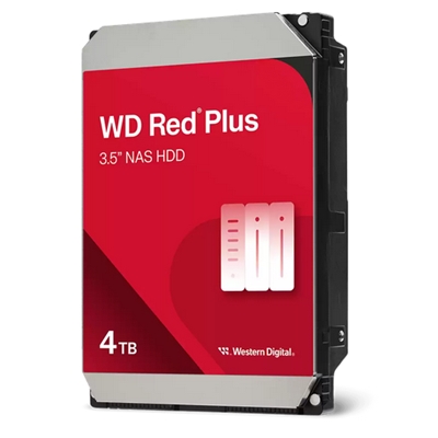 HARD DISK SATA3 3.5 X NAS 4000GB(4TB) WD40EFZZ WD RED PLUS 128MB CACHE 5400RPM
