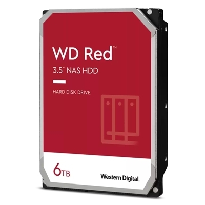HARD DISK SATA3 3.5 X NAS 6000GB(6TB) WD60EFAX WD RED 256MB CACHE 5400RPM CERTIFIED REPAIR