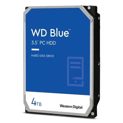 HARD DISK SATA3 3.5 4000GB(4TB) WD40EZAZ WD 5400RPM 256MB CACHE BLUE CERTIFIED REPAIR